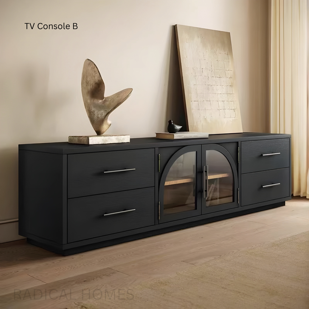 VARELLE Vintage Solid Wood TV Console