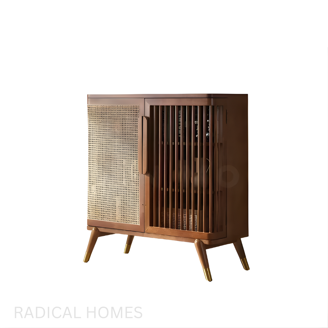 ARZIA Rustic Rattan Sideboard