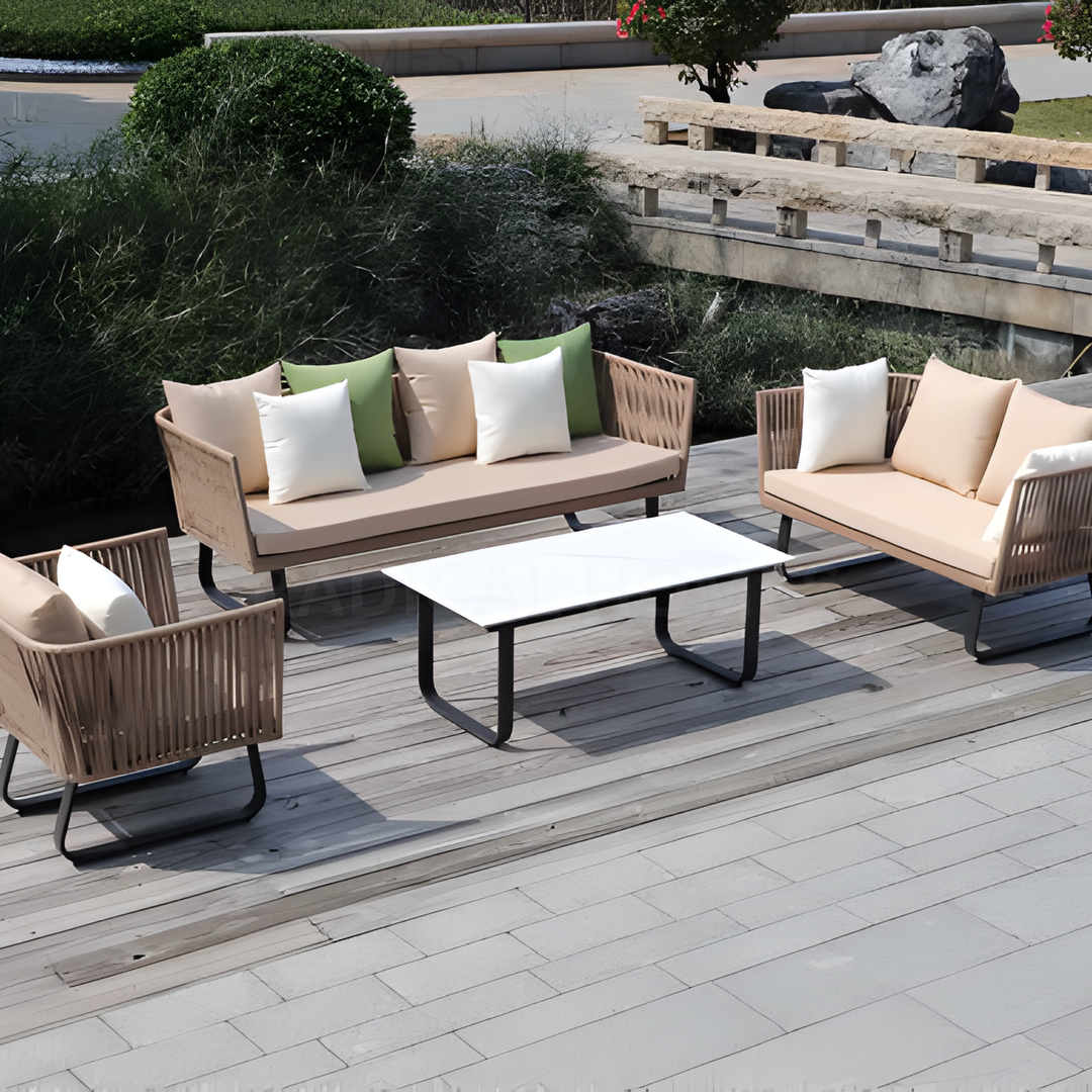 RYDEN Modern Rattan Outdoor Sofa - Radical Homes Singapore