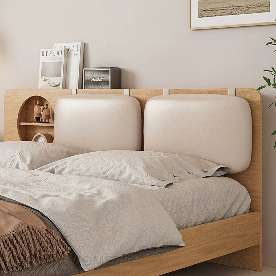 ETHALS Japandi Solid Wood Bedframe - Radical Homes Singapore