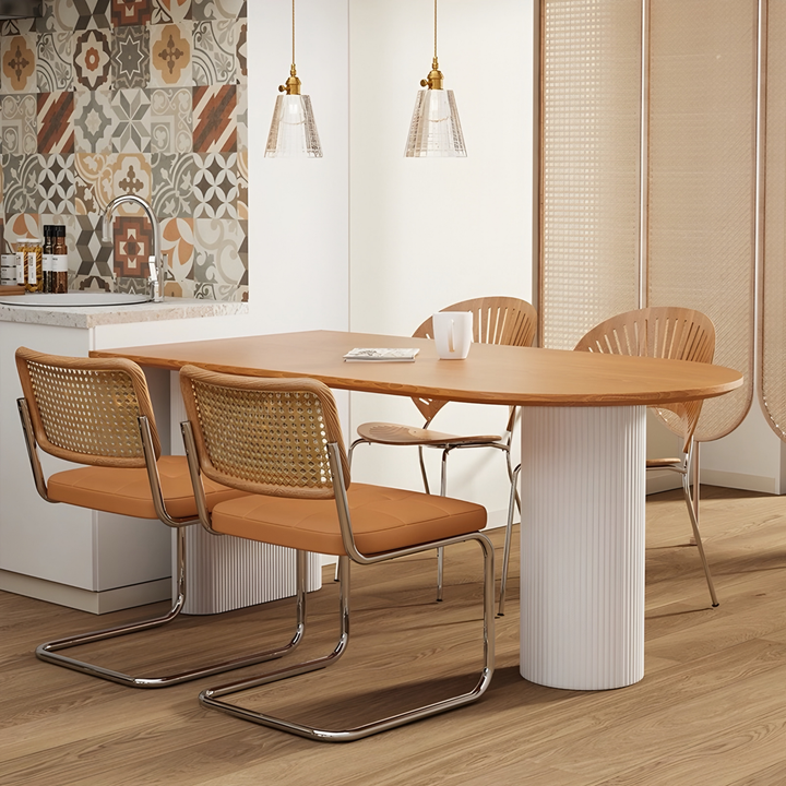JOPHO Japandi Solid Wood Dining Table