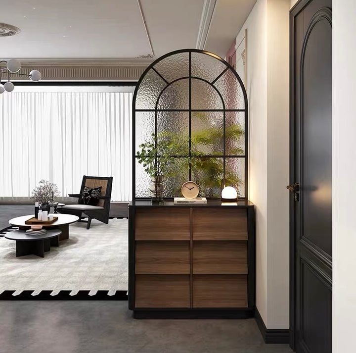 RAVENNA Modern Sideboard With Arched Glass Partition