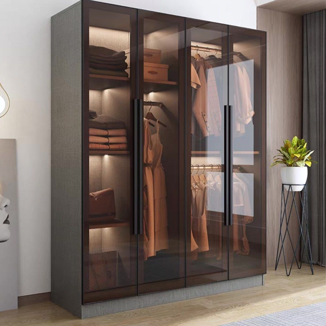 FARRON Modern Glass Wardrobe