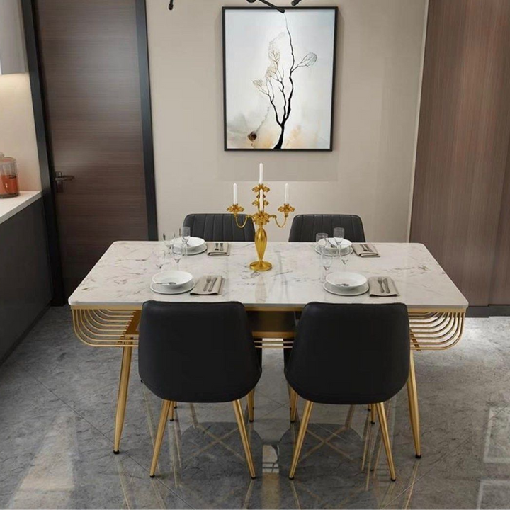 BOBBY Modern Marble Dining Table
