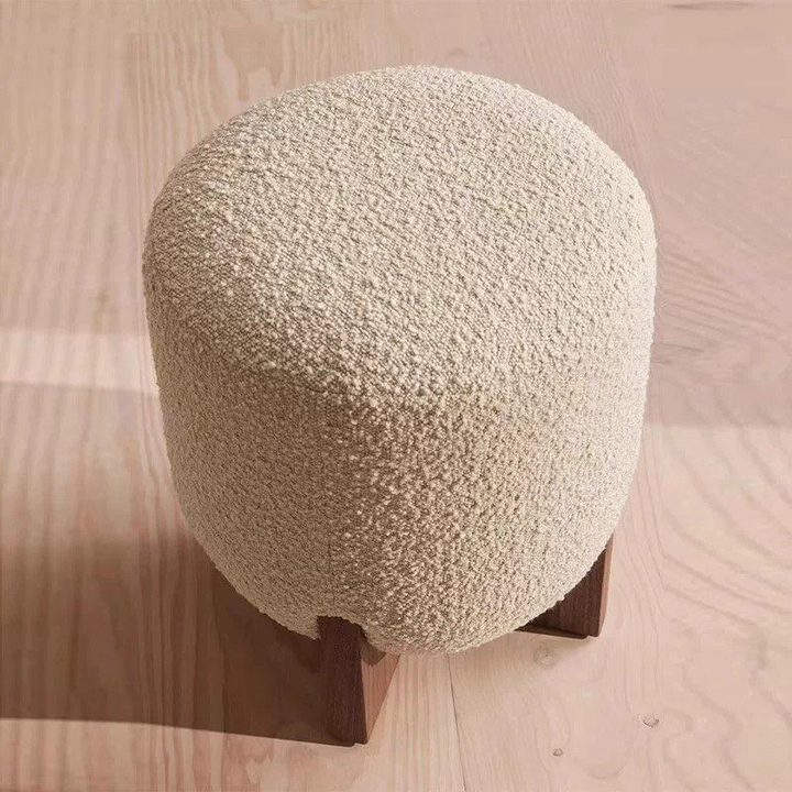GAMO Modern Boucle Vanity Stool