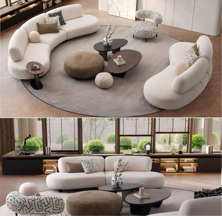 BOKEL Modern Curved Sofa