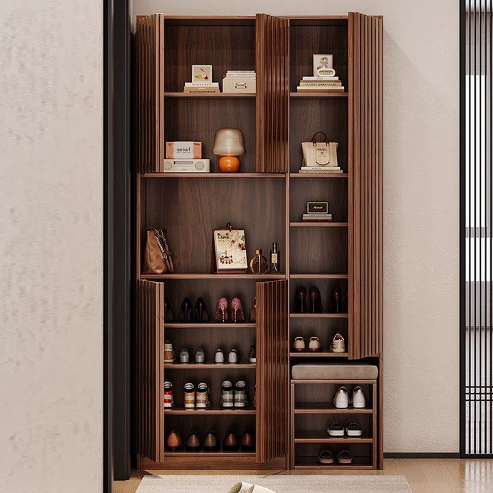 ADIA Modern Solid Wood Storage Shoe Cabinet