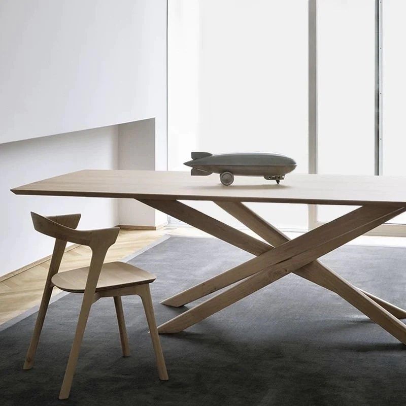 MATTHEWS Ash Wood Dining Table