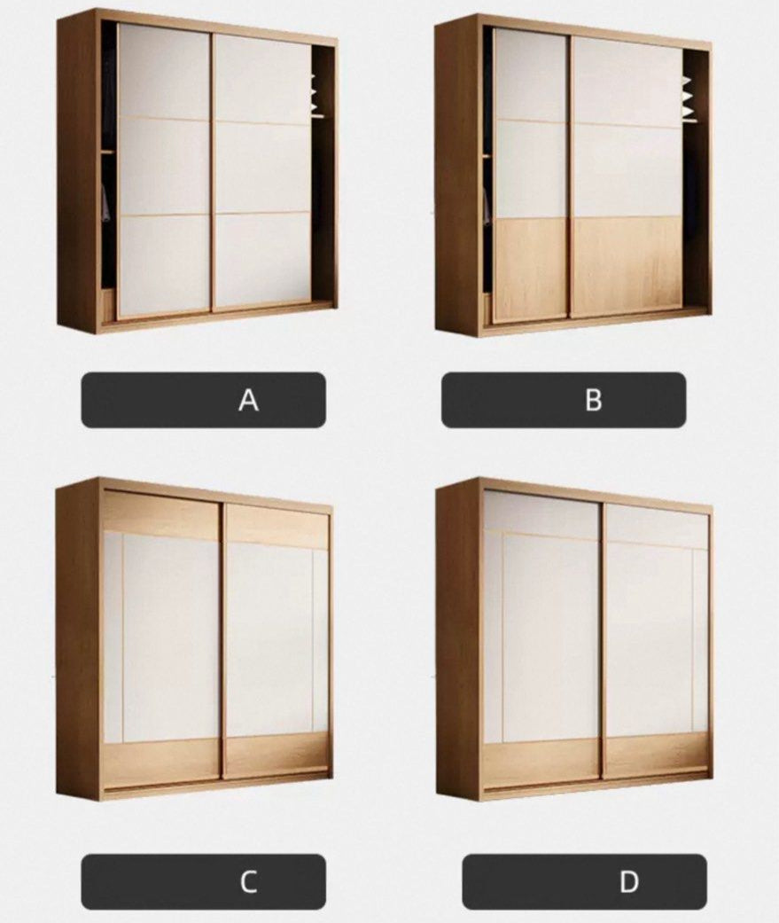 GORO Japandi Solid Wood Wardrobe