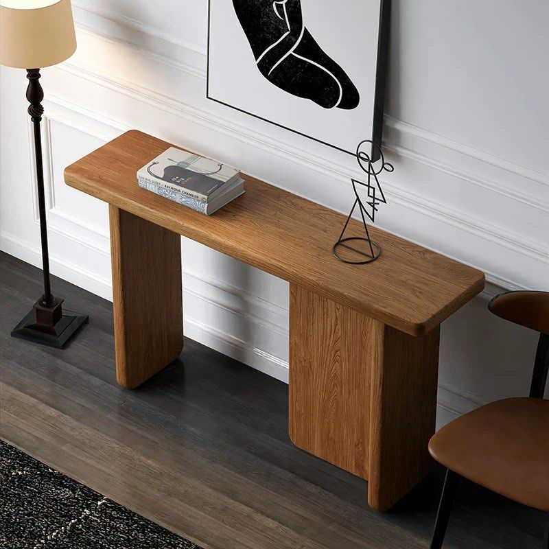 KOZEL Modern Solid Wood Console Table