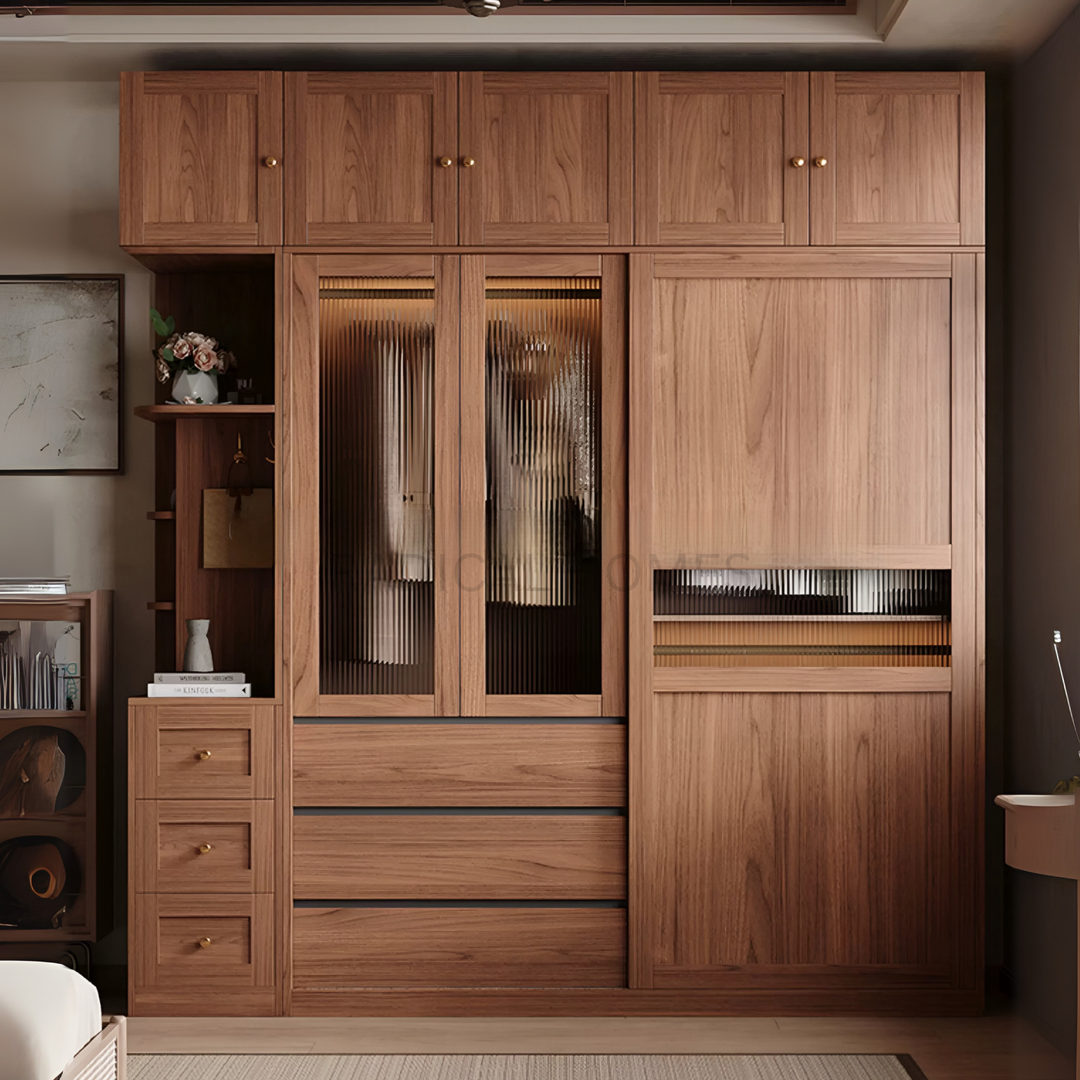 Wardrobe Rustic Large Kit REGALIA Rustic Solid Wood Wardrobe – Radical Homes