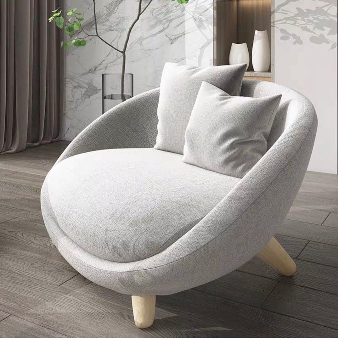 SUTTON Modern Fabric Lounge Chair