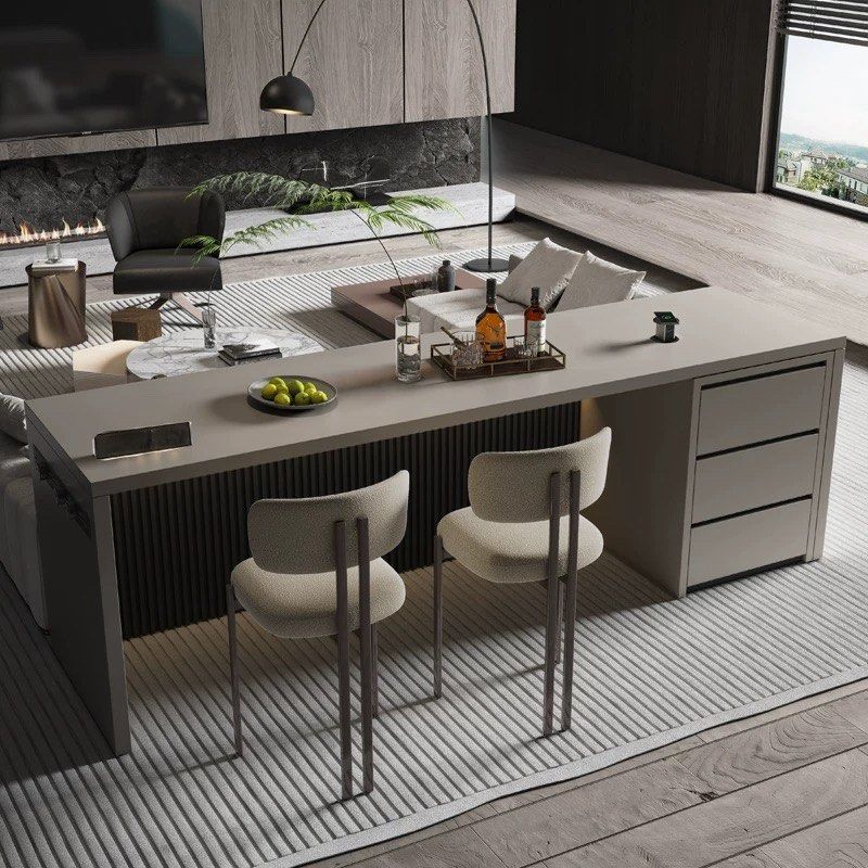 ALRIC Modern Sintered Stone Bar Table