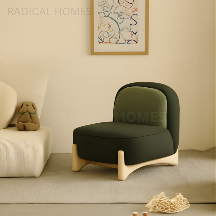 HAILEY Modern Fabric Children Lounge Chair - Radical Homes Singapore