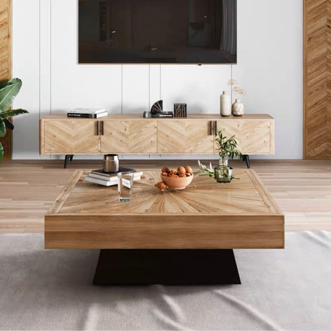 KEEM Solid Pinewood Coffee Table