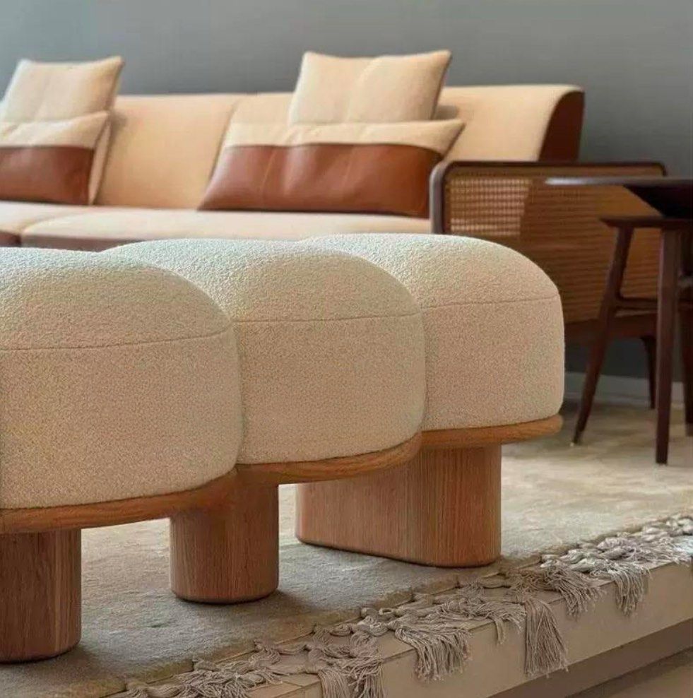 GEHEU Modern Boucle Bench