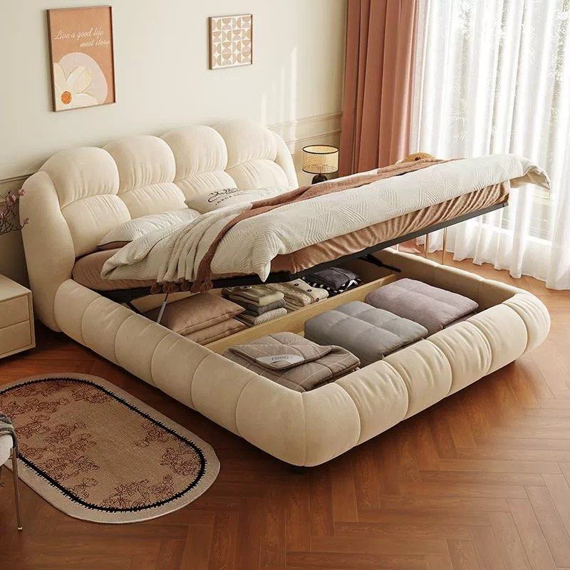 POUFFY Modern Storage Bedframe