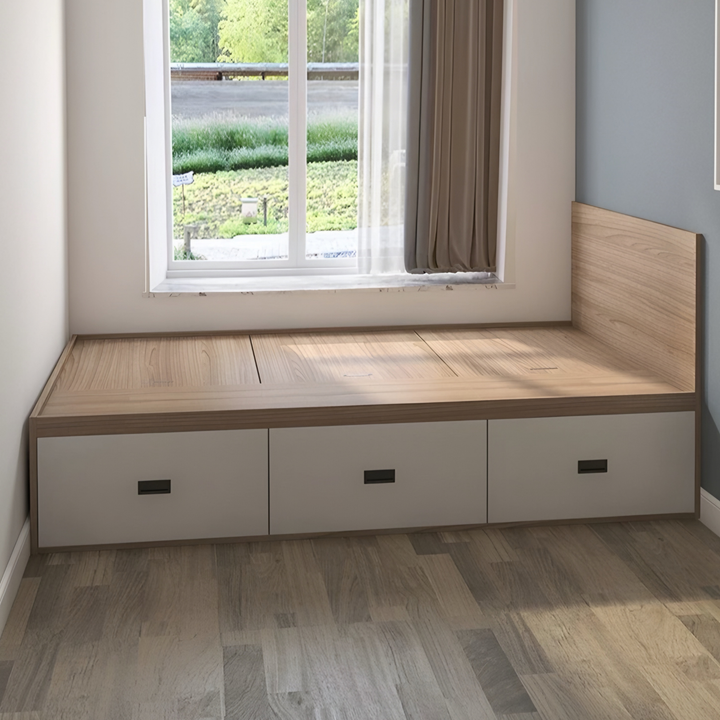 SHANGSU Modern Storage Bedframe