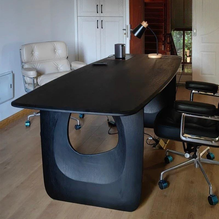 ABLAN Modern Solid Wood Dining Table