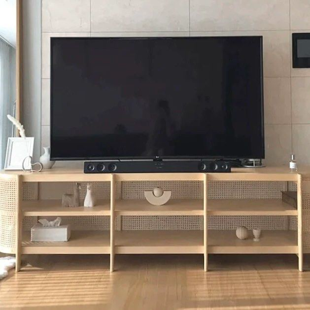 RIVECA Rustic Rattan Console