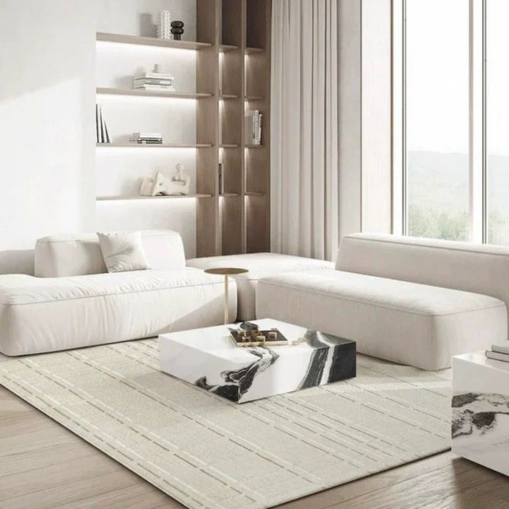 FOEKEL Modern Water Resistant Rug