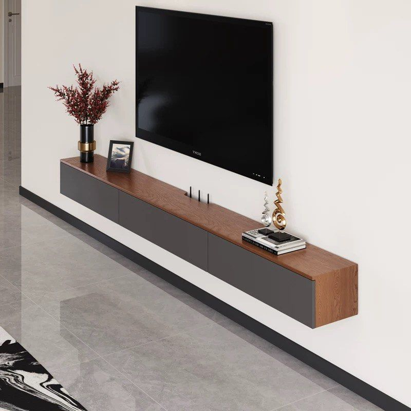 UREO Modern Solid Wood TV Console