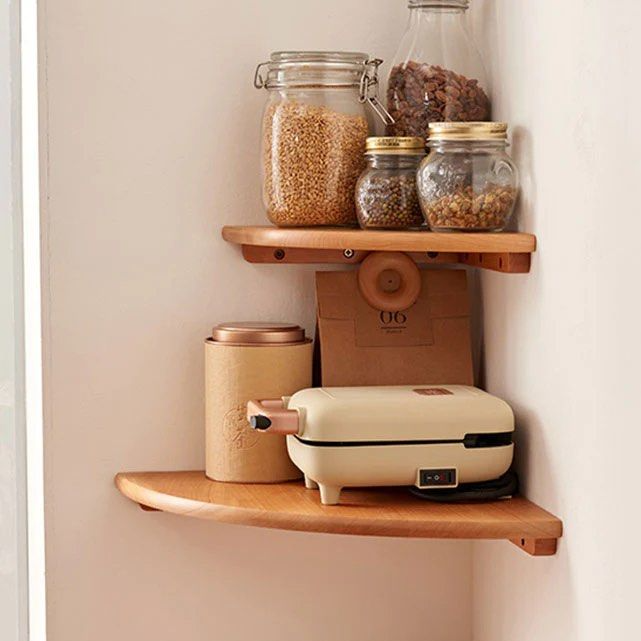 TRENDEN Solid Wood Wall Shelves