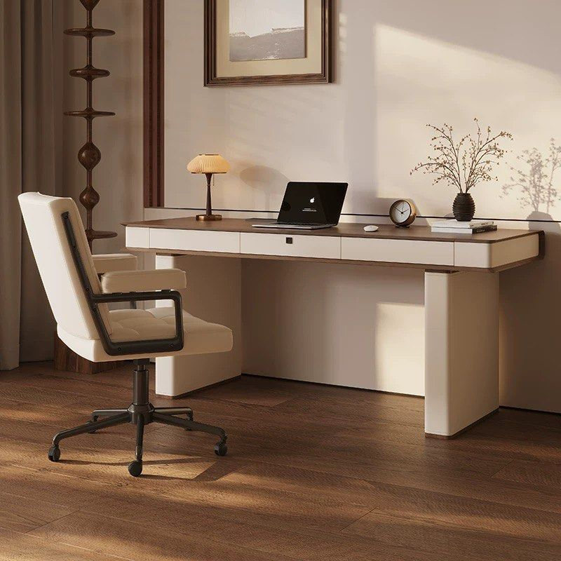 BERRYE Modern Solid Wood Study Table