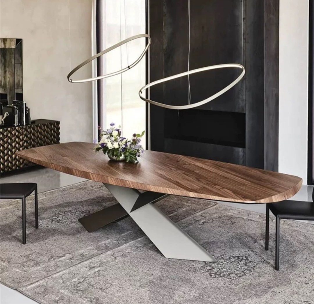 ALBE Modern Solid Wood Dining Table