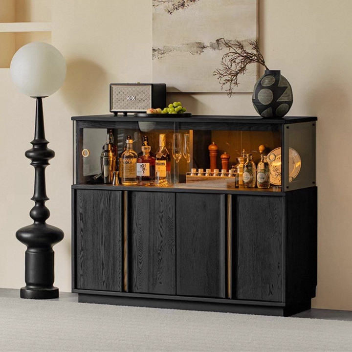 IGORA Modern Solid Wood Wine Cabinet