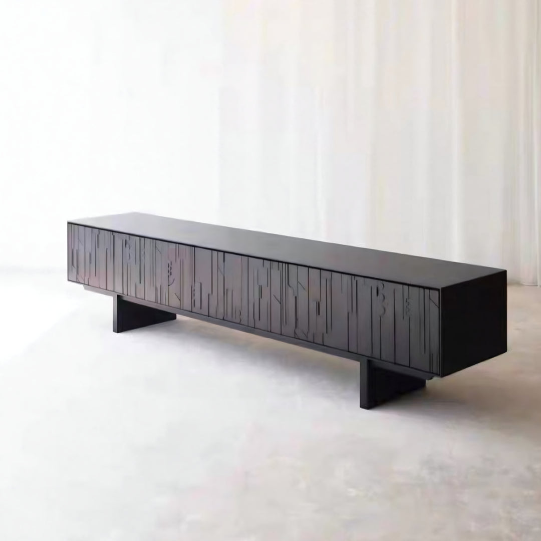 PREDAL Modern Solid Wood Tv Console