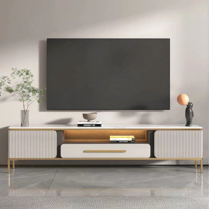 JAVIOS Modern Sintered Stone TV Console
