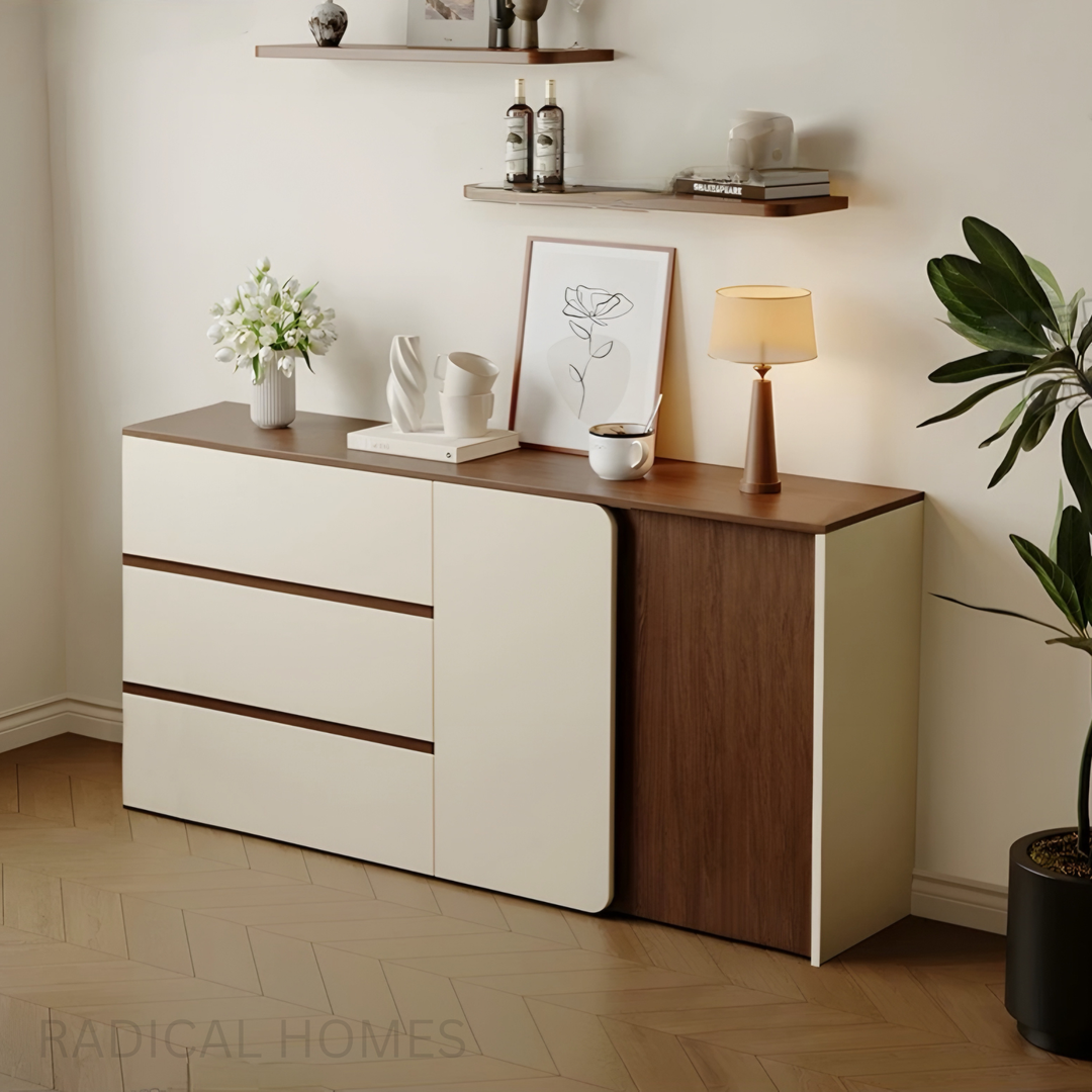 HYLAND Rustic Walnut Sideboard