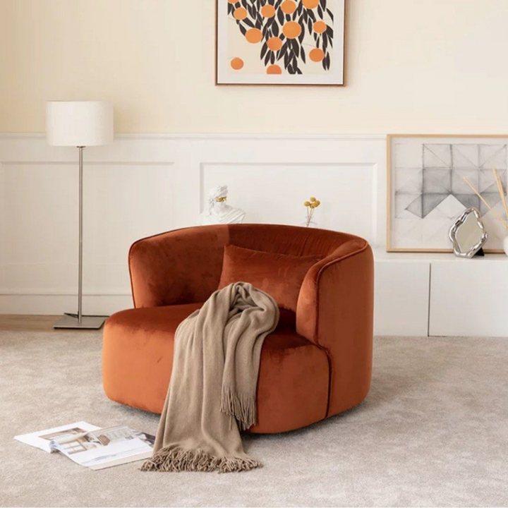 TREVOR Modern Boucle Armchair