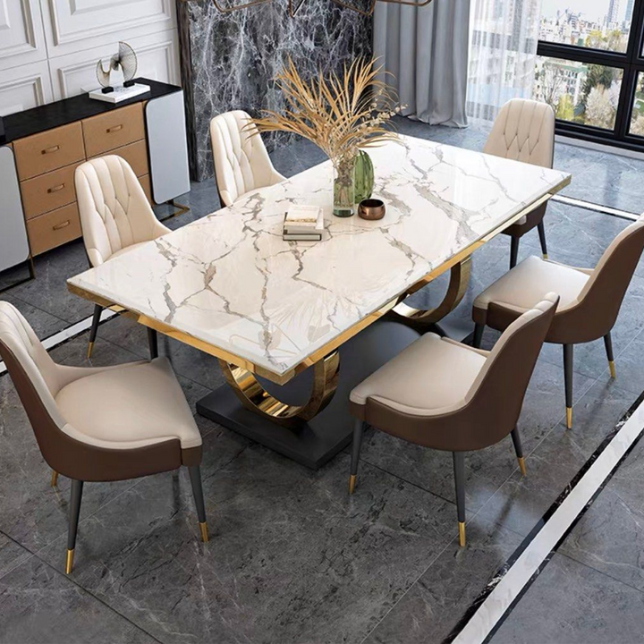 HART Modern Marble Dining Table