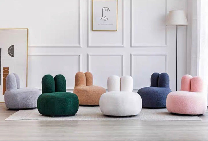 JOANNA Modern Boucle Lounge Chair