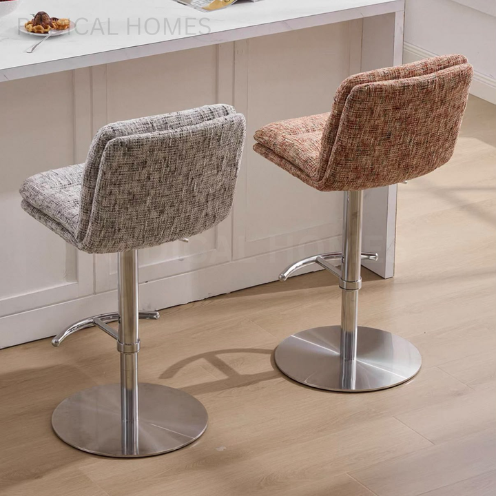 WINSEL Modern Fabric Bar Stool