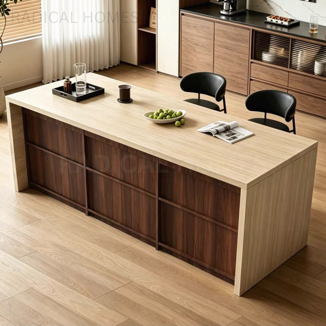 PUORE Modern Luxury Sintered Stone Island Dining Table
