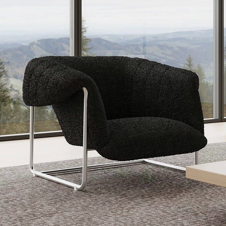 MEYLAN Modern Boucle Lounge Chair