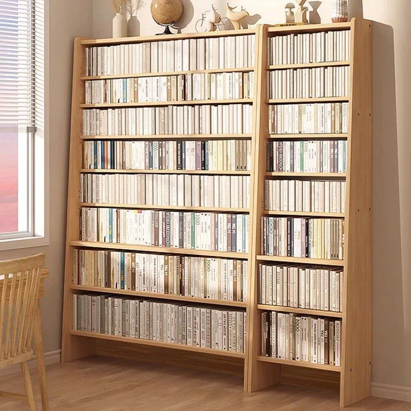 JURRA Scandinavian Solid Wood Bookshelf