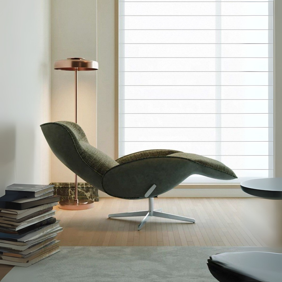 GRACE Modern Extendable Rotating Lounge Chair