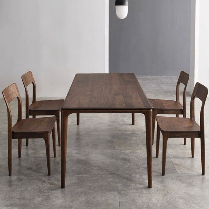 FURMAN Modern Black Walnut Dining Table