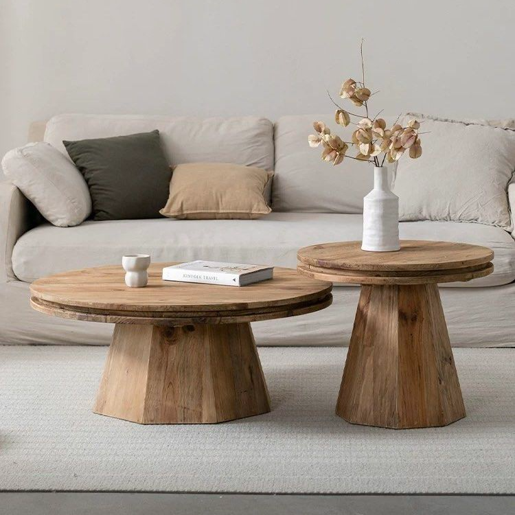 ARLOVSKI Vintage Solid Wood Coffee Table