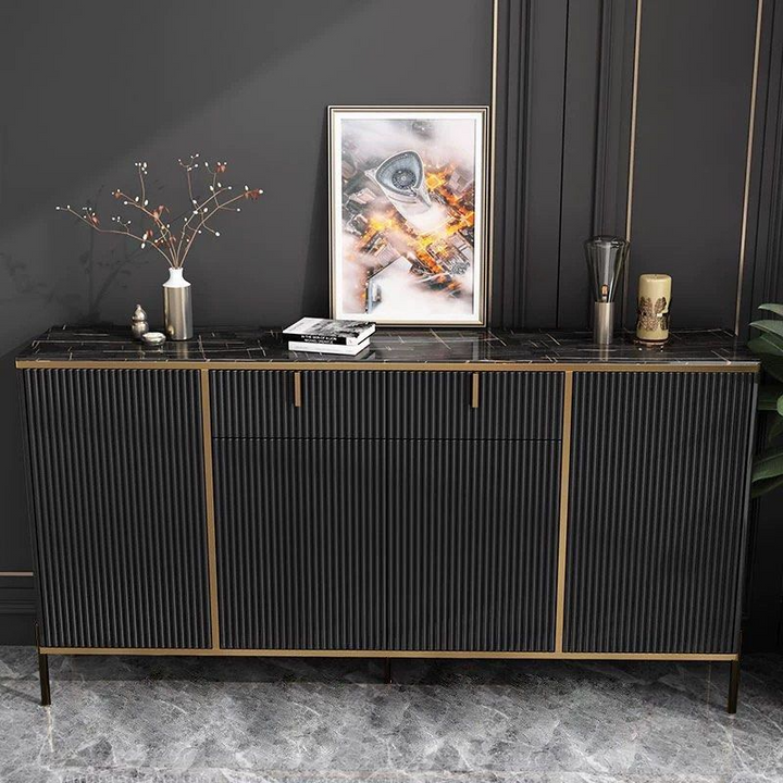 FRONE Modern Sintered Stone Shoe Cabinet