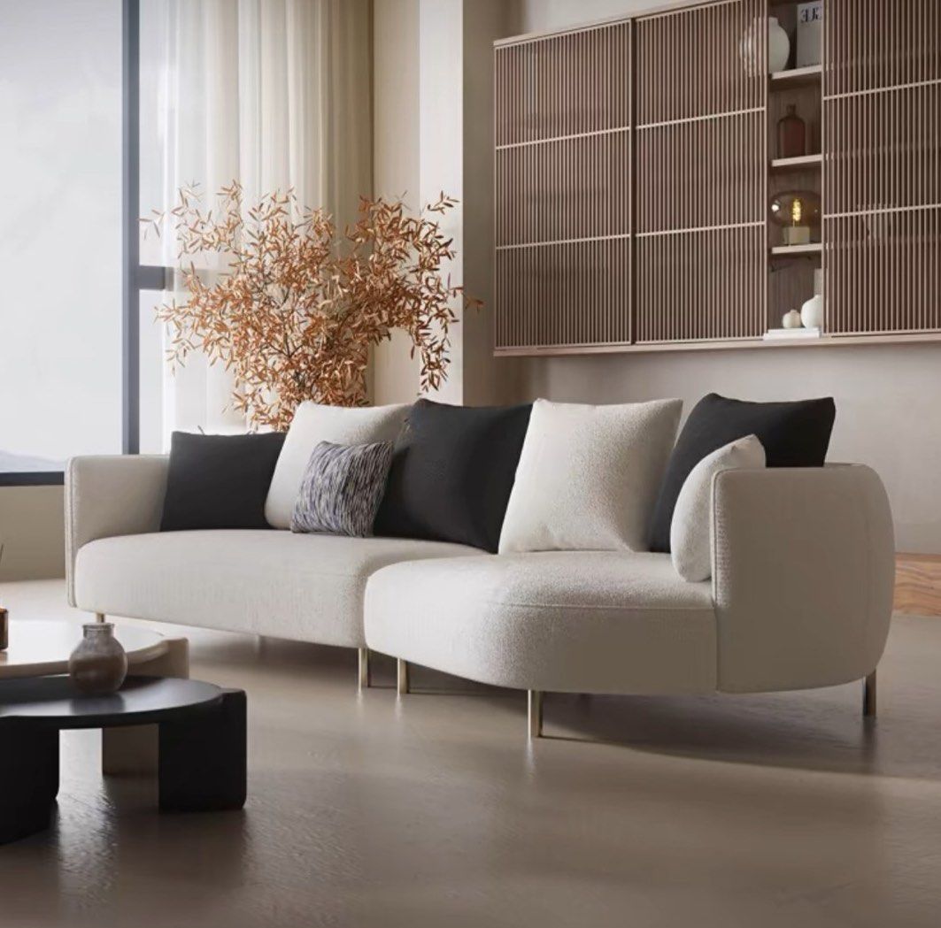 ROLTEN Modern Sectional Curve Sofa