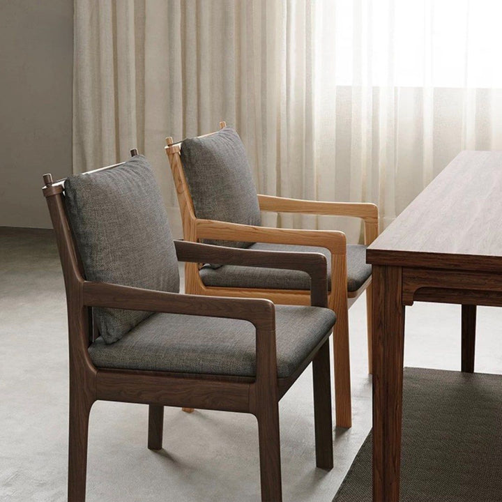 MAREIS Solid Wood Dining Armchair