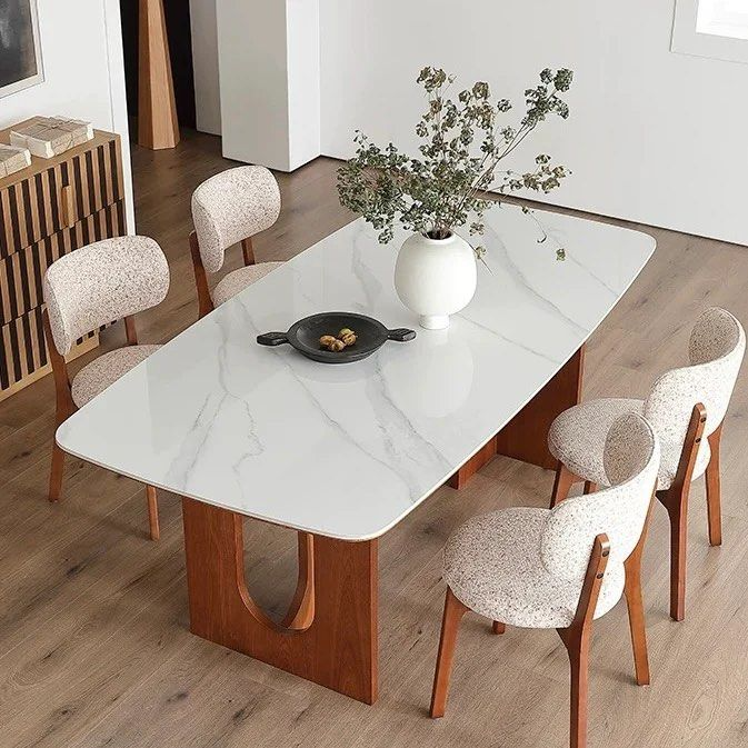 THEMIEN Modern Sintered Stone Dining Table