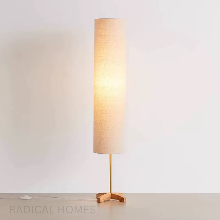 LYLAC Japanese Solid Wood Floor Lamp
