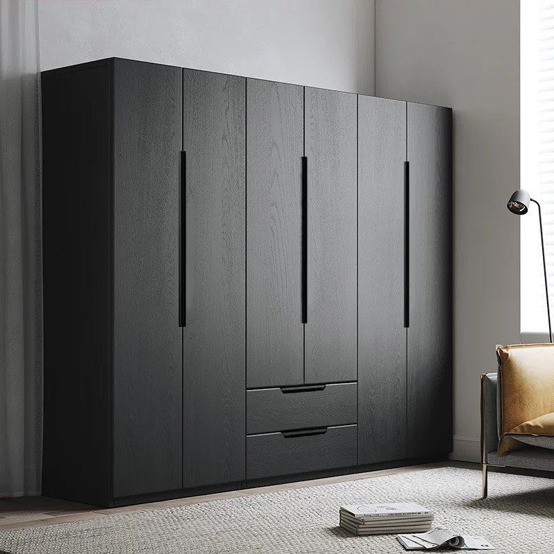 HENRYK Modern Black Wardrobe