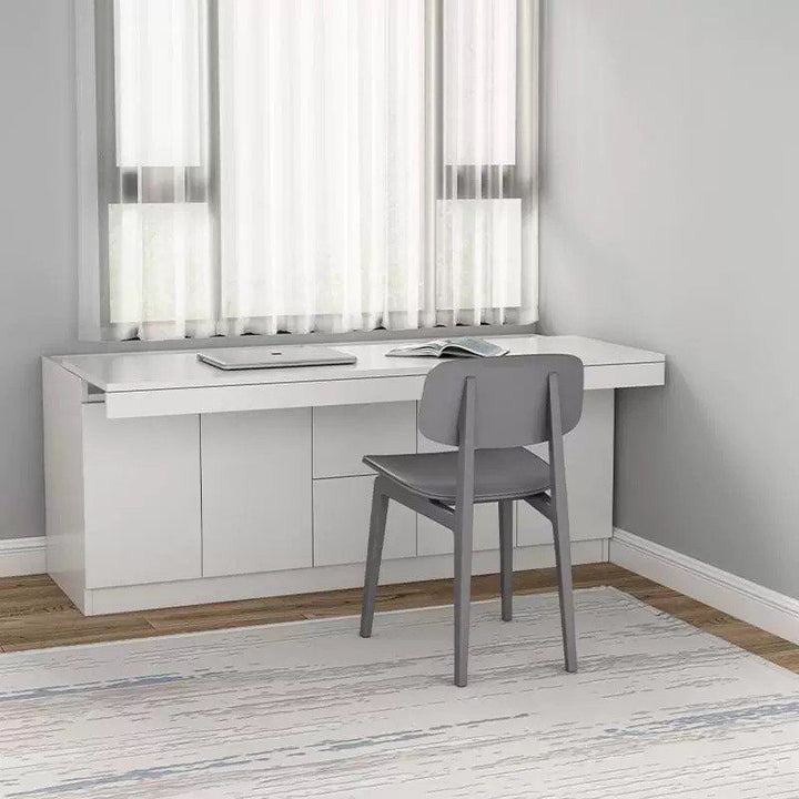 BARZINI Modern Pull-Out Study Table Cabinet